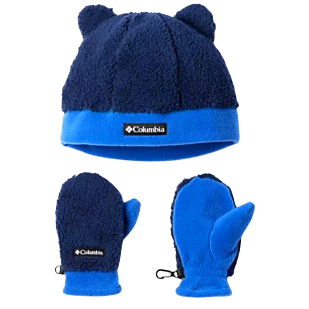 ❄️COLUMBIA Infant Rugged RIDGE Beanie and Mittens Youth O/S Infant⛄️